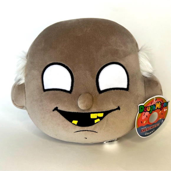*3/$20* Doughmigos Frenemies Granny Plush Stuffed Toy Phatmojo 7” - Picture 1 of 6
